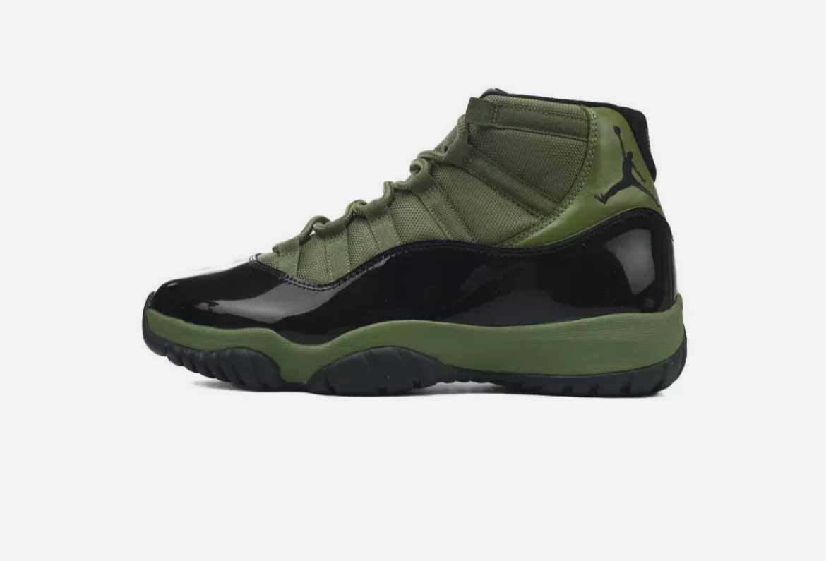 Remix Tha kicks olive green combo set