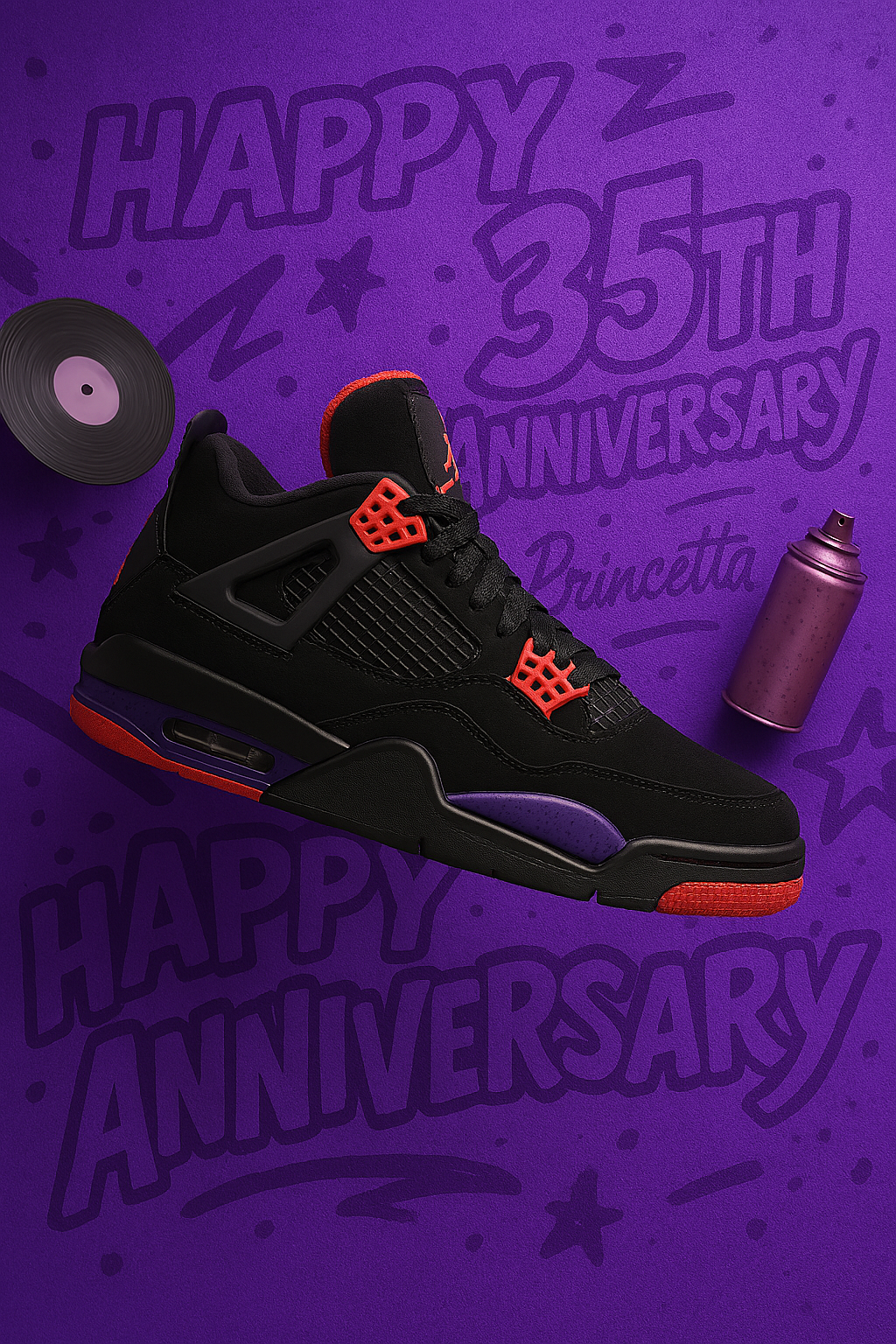 Jordan’s 4 Retro Raptor edition OvO