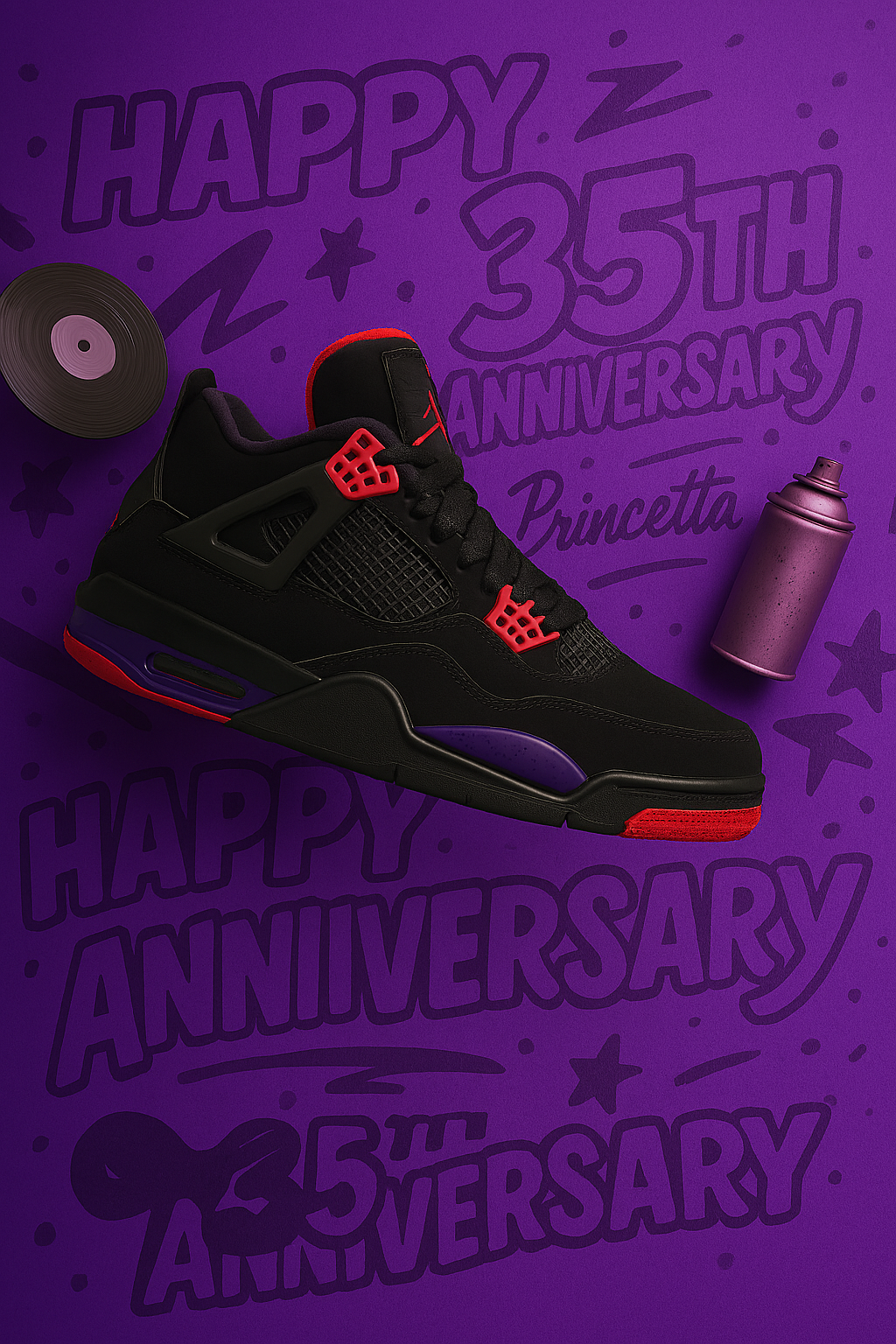 Jordan’s 4 Retro Raptor edition OvO