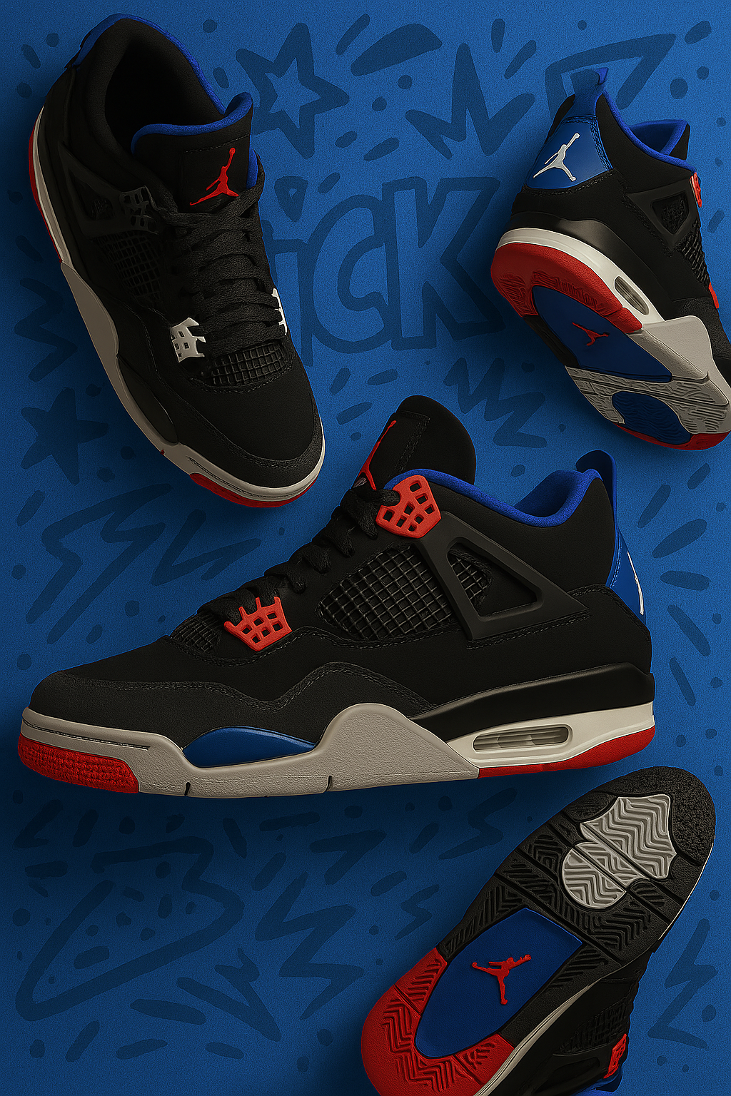 Remix Tha kicks combo camo hoodie and shirt.