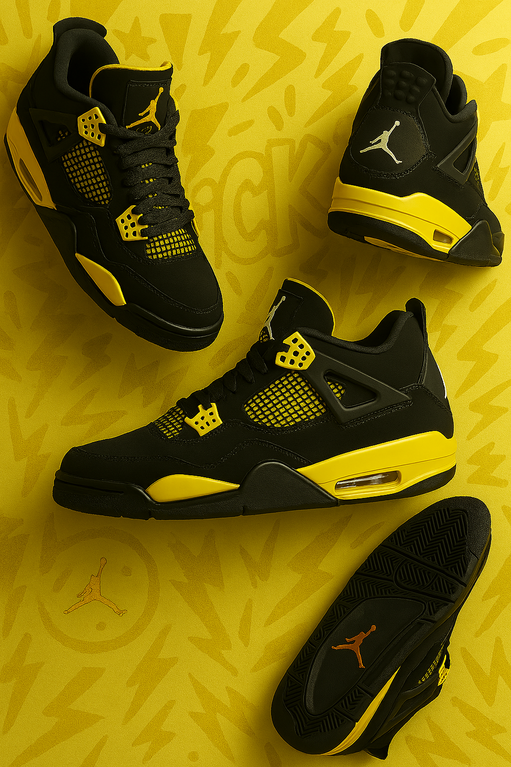 Air Jordan 4 Retro Thunder'