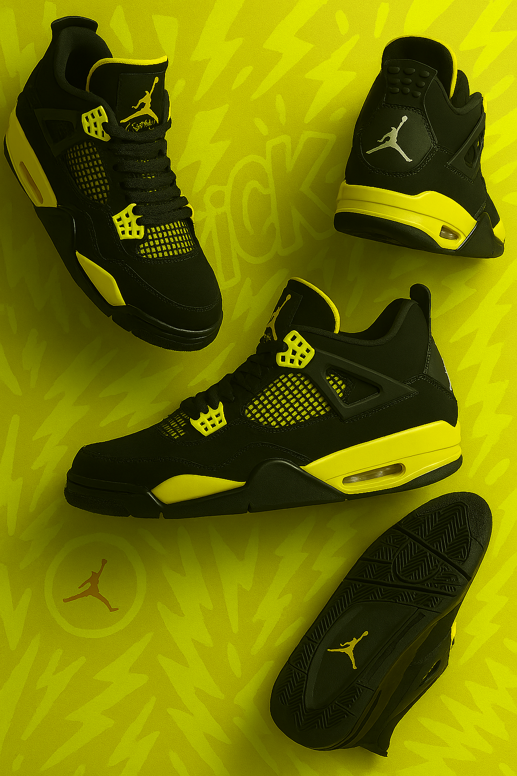 Air Jordan 4 Retro Thunder'