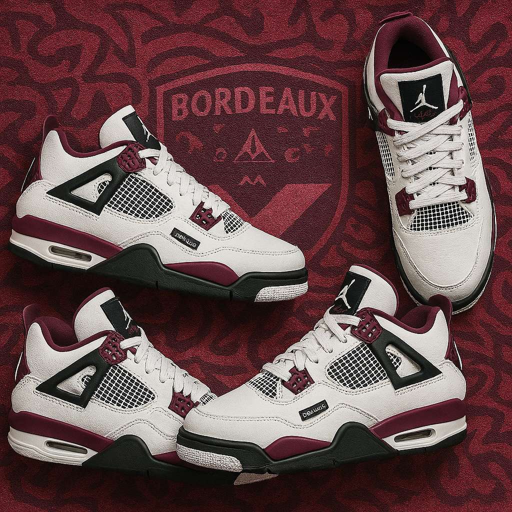 Paris Saint-Germain x Air Jordan 4 Retro 'Bordeaux'