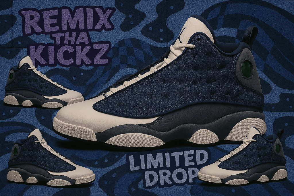 Remix Tha kicks combo camo hoodie and shirt.