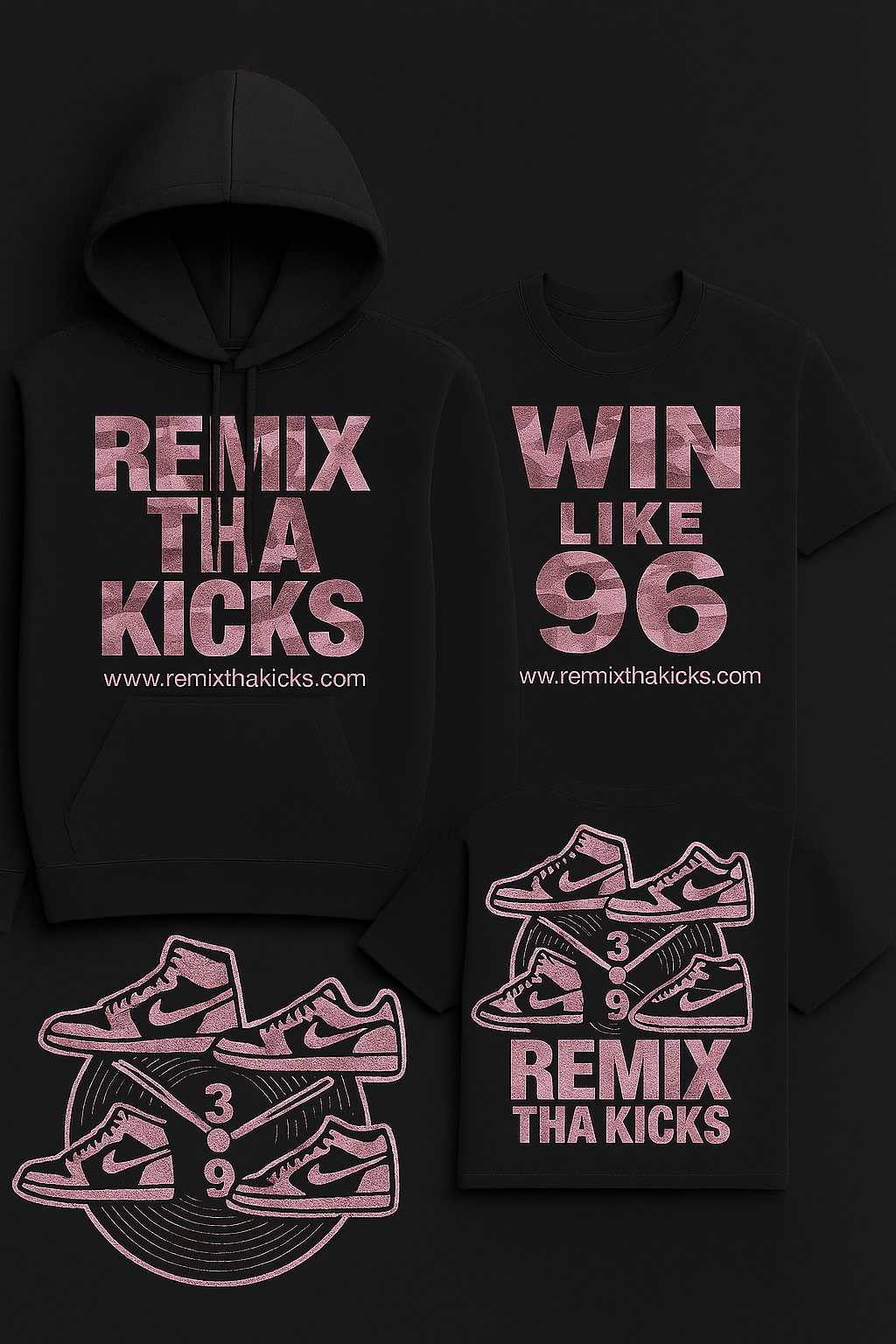 Remix Tha kicks camo hoodie set