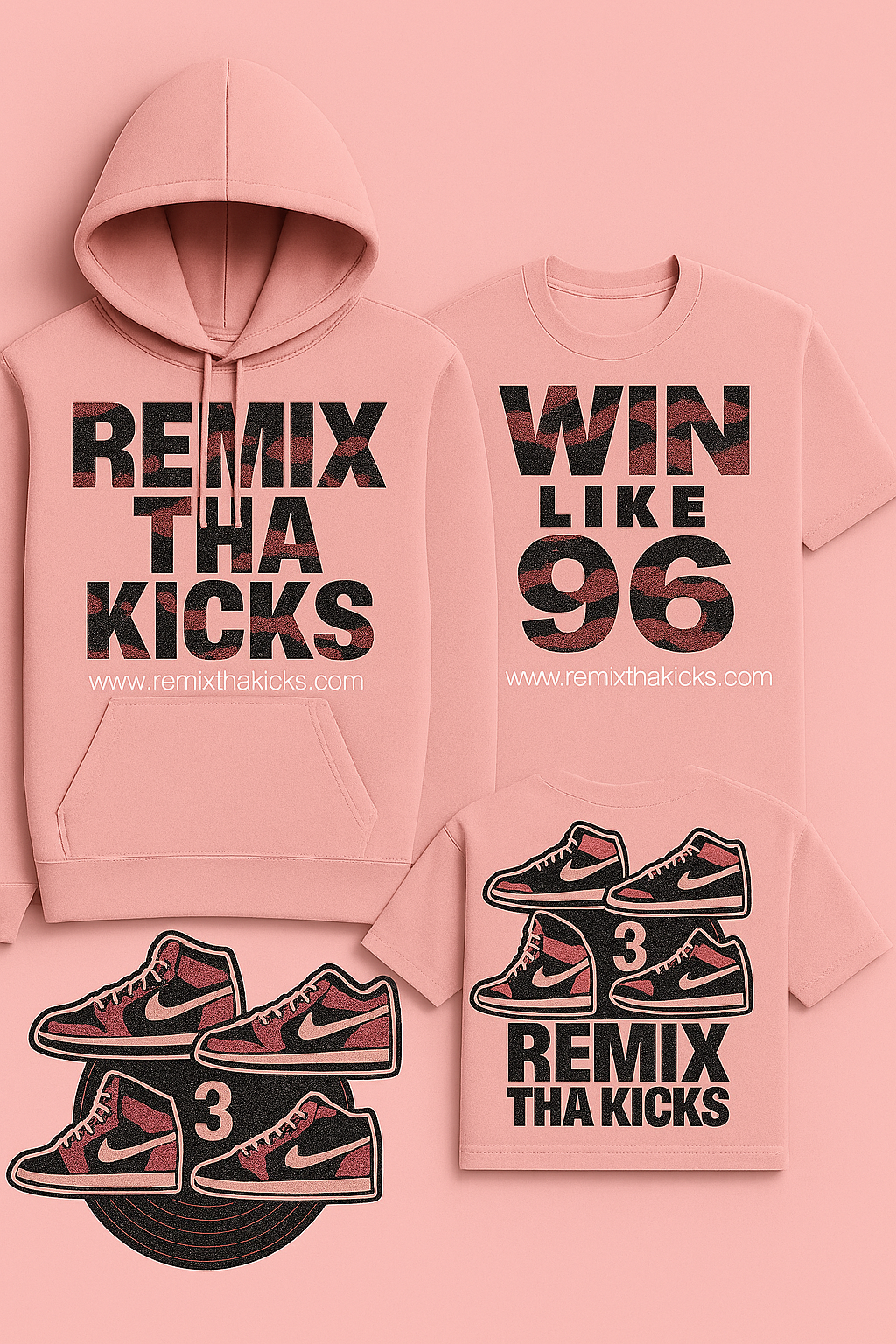 Remix tha kicks win like 96 combo