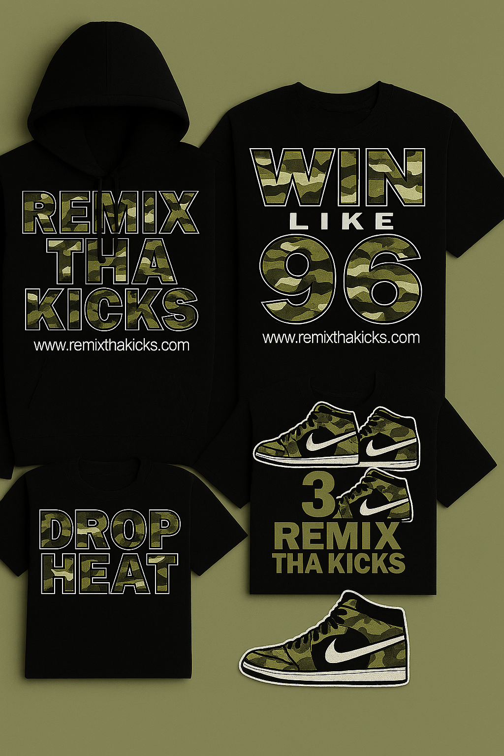 Remix Tha kicks saints camo edition