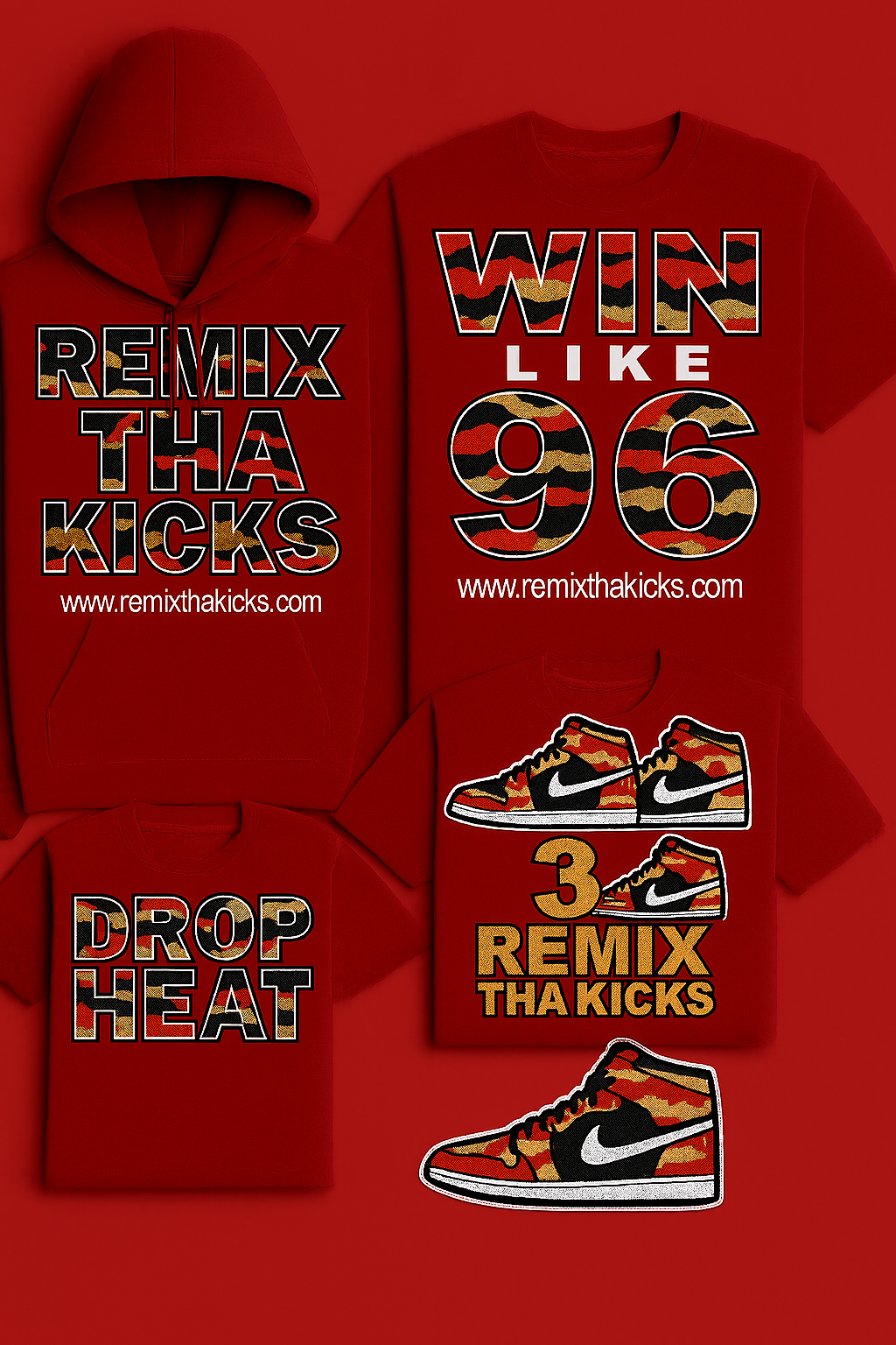 Remix Tha kicks 49ers camo combo hoodie set