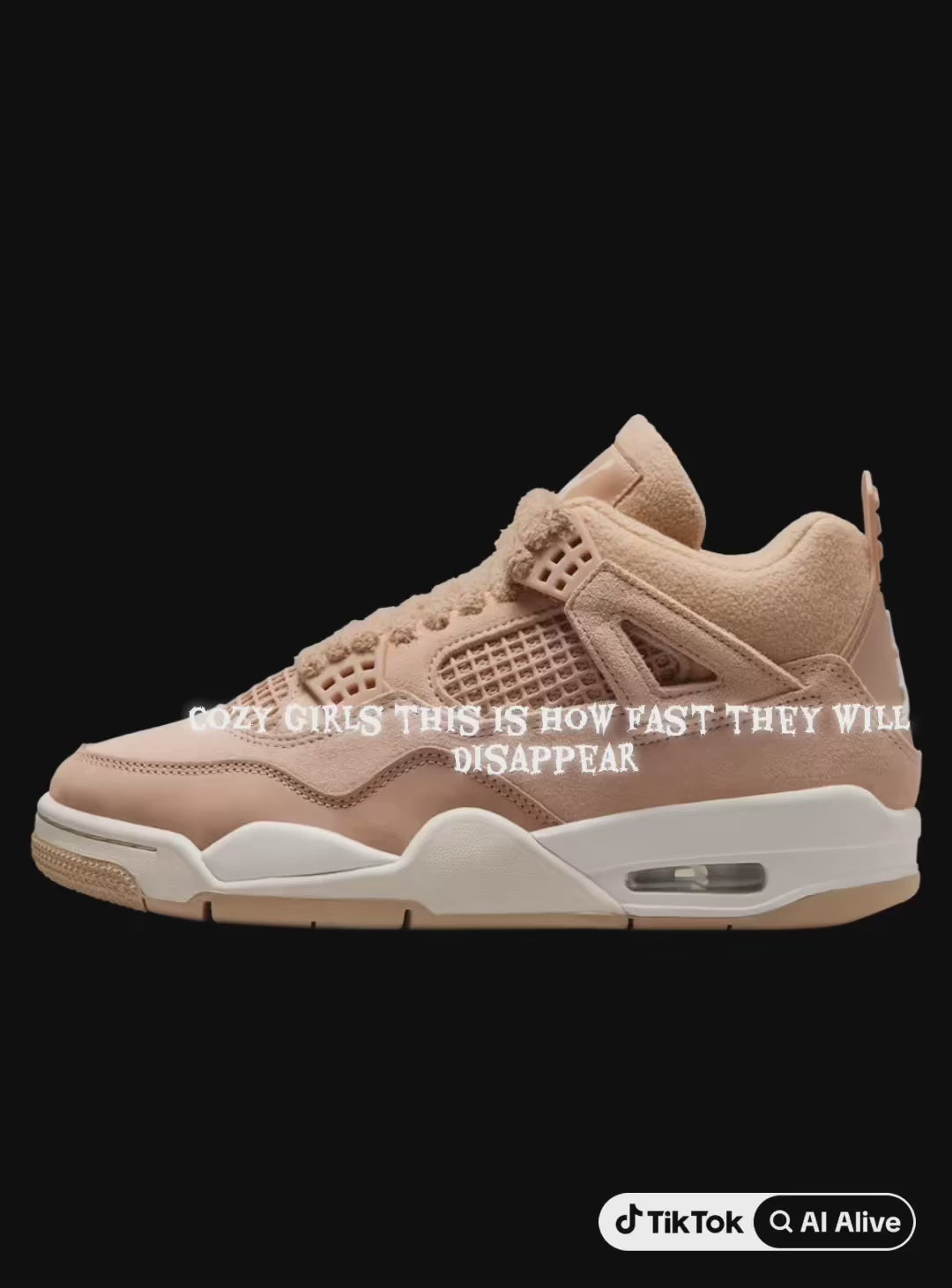 Jordan 4 retro cozy girls